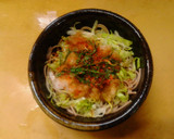 昼食　レタスと大葉のおろしそば、そうめん作り方6写真