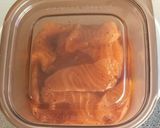 サーモンの漬けと生うに丼作り方7写真