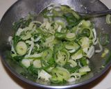 ねぎたっぷり辛ラーメン作り方1写真