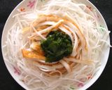 大根とちくわのごまだれサラダ作り方4写真