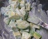 アボカドと豆腐とカニかまでお手軽サラダ作り方7写真