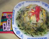 お茶づけの素 de あんかけ炒飯作り方6写真