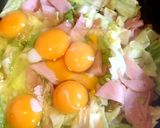 キャベツとハムと卵炒め☆もう一品に☆作り方2写真