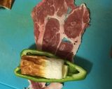 ちくわチーズinピーマン肉巻き作り方5写真