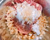 たけのこと新玉ねぎ入り肉団子 甘酢かけ作り方2写真