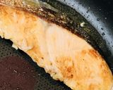 和風☆サーモンのバターしょう油パスタ作り方2写真