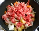 新じゃが新たまねぎでほっこり春の肉じゃが作り方3写真