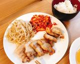 サムギョプサル☆もやしナムル☆白菜キムチ作り方3写真