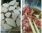 レンジde簡単☆牛肉と大根のゴマ旨辛煮作り方2写真
