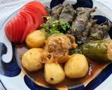 ウズベキスタン♡葡萄の葉の肉詰めドルマ作り方20写真