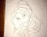 美女と野獣 ベル☆キャラクターケーキ作り方3写真