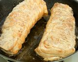 本格。豚バラ肉ブロックの焼豚！作り方5写真