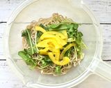 ルッコラとクルミの蕎麦サラダ作り方4写真