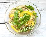 ルッコラとクルミの蕎麦サラダ作り方5写真