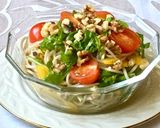 ルッコラとクルミの蕎麦サラダ作り方7写真