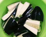 揚げない♥麻婆茄子作り方1写真