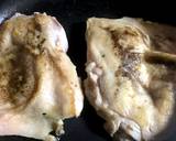 塩胡椒のみ立派なメイン鳥もも肉の蒸し焼き作り方1写真