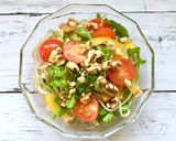ルッコラとクルミの蕎麦サラダ作り方6写真