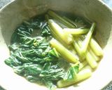 セロリの胡麻油炒め♥️葉っぱも煮浸し作り方4写真
