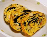 ひじきの煮物で玉子焼き作り方6写真