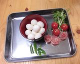 お祝いの日に♪オムナポリタンの花束作り方9写真