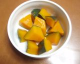 薄味♪素朴な味♪レンジでかぼちゃの煮付け作り方4写真