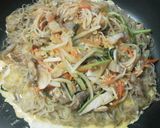 冷麺で堅焼きそば風作り方5写真