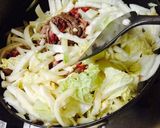 甘辛最高☆白菜と牛肉のすき焼き風卵とじ作り方5写真