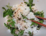 クレソンの混ぜご飯。作り方4写真