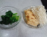 薄揚げとほうれん草の煮浸し作り方1写真