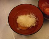 チーズかきたまの月見辛ラーメン作り方3写真