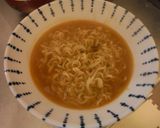 チーズかきたまの月見辛ラーメン作り方6写真