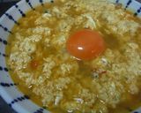 チーズかきたまの月見辛ラーメン作り方9写真
