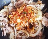 豆腐でかさ増し♪豚キムチ炒め作り方5写真