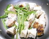 簡単！お弁当☆餃子のニラ炒め作り方2写真