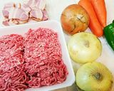野菜たっぷり！水なしドライカレー作り方1写真
