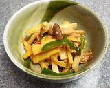 簡単❣たけのことエリンギのきんぴら作り方5写真