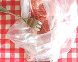 塩麹煮豚とブロッコリーの塩炒め作り方1写真