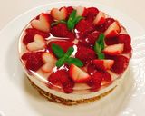 水抜きヨーグルトde苺のムースケーキ作り方11写真