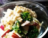 簡単♪りんごとブロッコリーと豚肉のサラダ作り方7写真