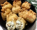 さば缶とはんぺんと油揚げで巾着揚げ作り方10写真