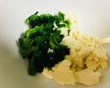 塩酒粕漬けほろ酔い豆腐で♪ニラの白和え作り方5写真