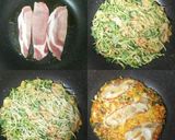 キムチと豆苗と豚肉とチ—ズのチヂミ作り方4写真