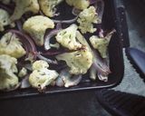 カリフラワーのタヒニサラダ作り方4写真