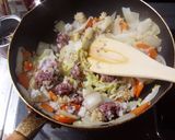味噌汁の残りを使って☆納豆チャーハン作り方4写真