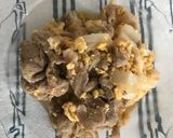 白菜と豚肉たまごのオイスター炒め作り方6写真