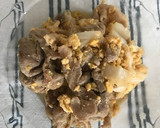 白菜と豚肉たまごのオイスター炒め作り方6写真
