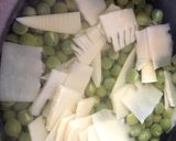 タケノコとえんどう豆の煮物作り方3写真