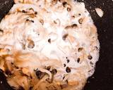 焼き鮭リメイク→濃厚クリームパスタ作り方3写真