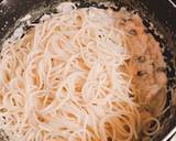 焼き鮭リメイク→濃厚クリームパスタ作り方6写真